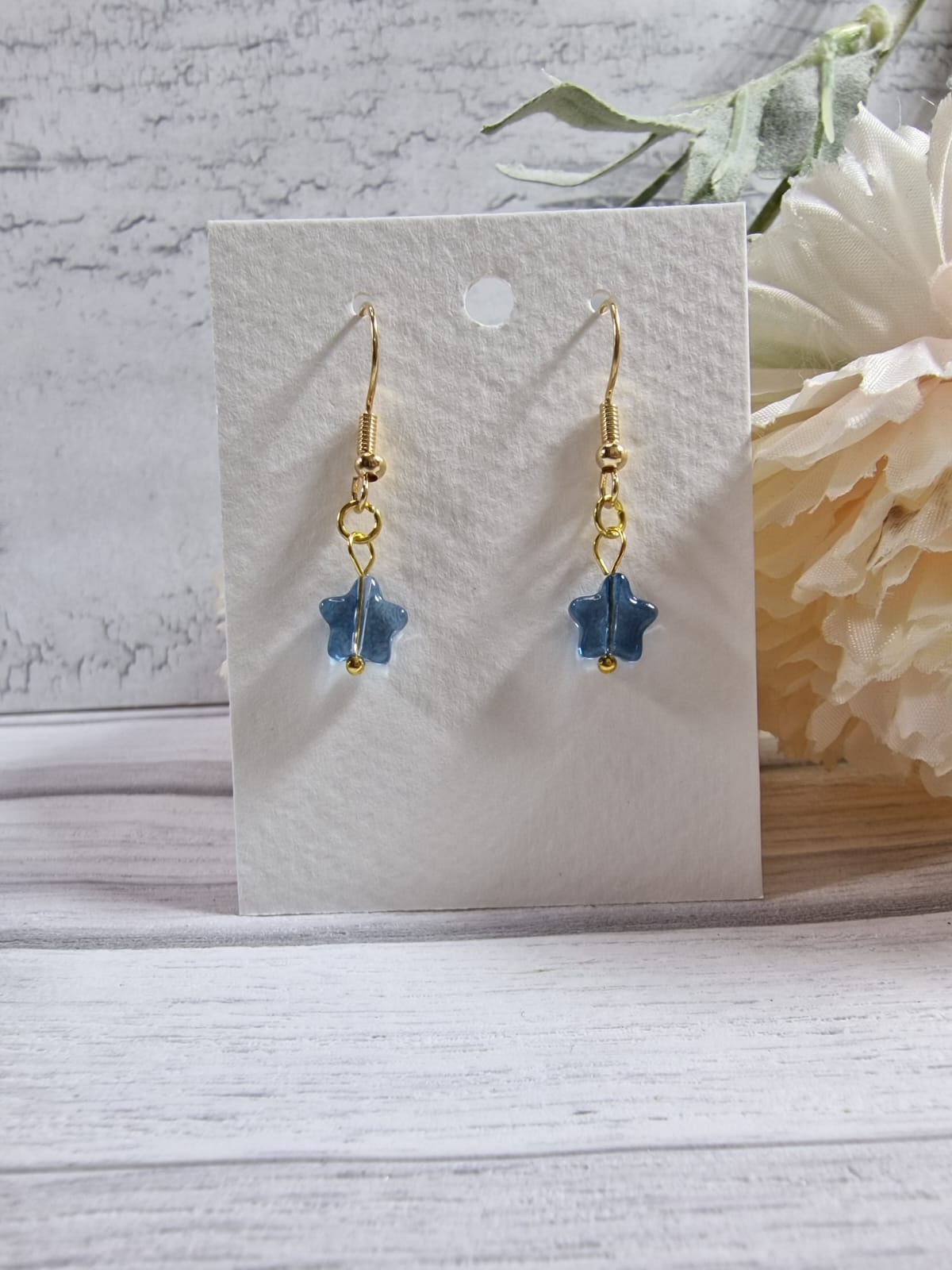 Star Dinky Beaded Earring Pair