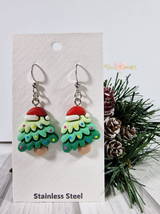 Christmas Tree Earring Pair