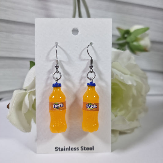 Fizzy Orange Earring Pair