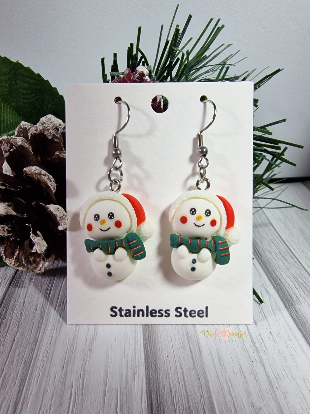 Snowman Earring Pair